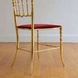 Chaise Chiavari Hollywood Regency 1960