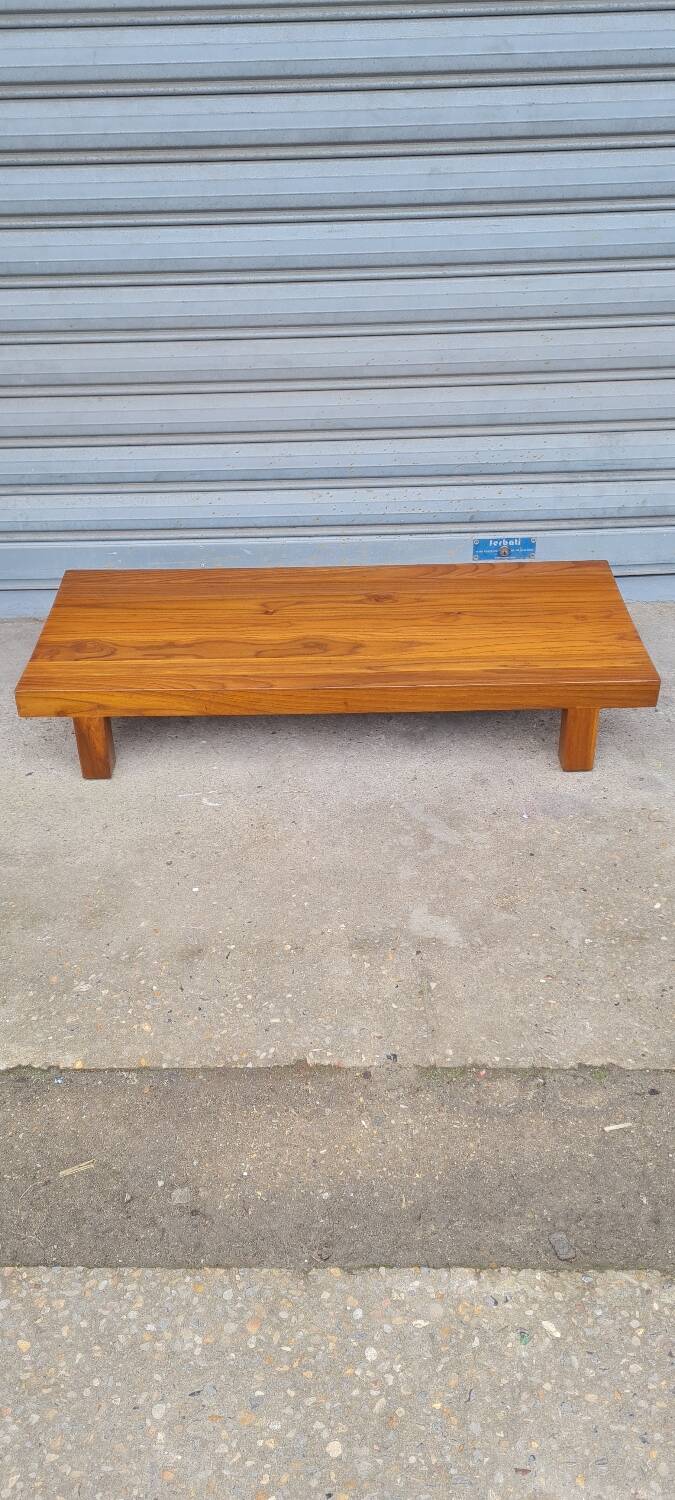 Elm coffee table 1960