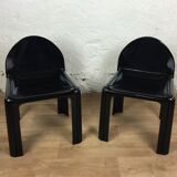 Pair of chairs n°4854 by Gae Aulenti