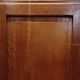Double curtain cabinet