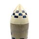 Ceramic rocket, spaceship bottle, France 1940s-1950s