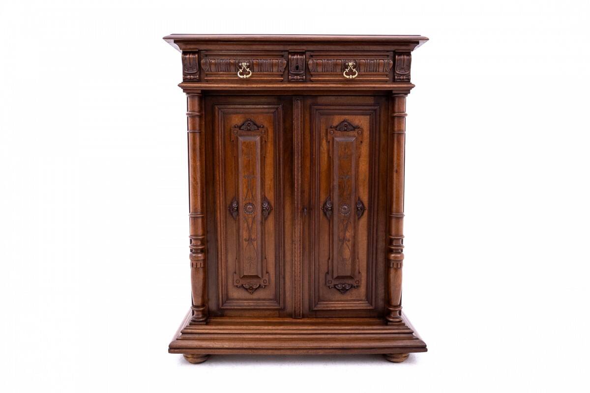 Eclectic chest of drawers, France, circa 1890. After renovation.