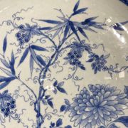 Grand plat en porcelaine Compagnie des Indes XVIIIème