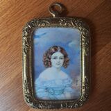 Miniature portrait signed Moritz Dallinger