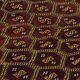 Turkish Kilim Yoruk Vintage 177x294 cm Geometric Brown and Yellow