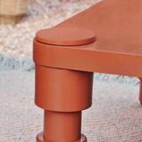 garden layer terracotta table basse