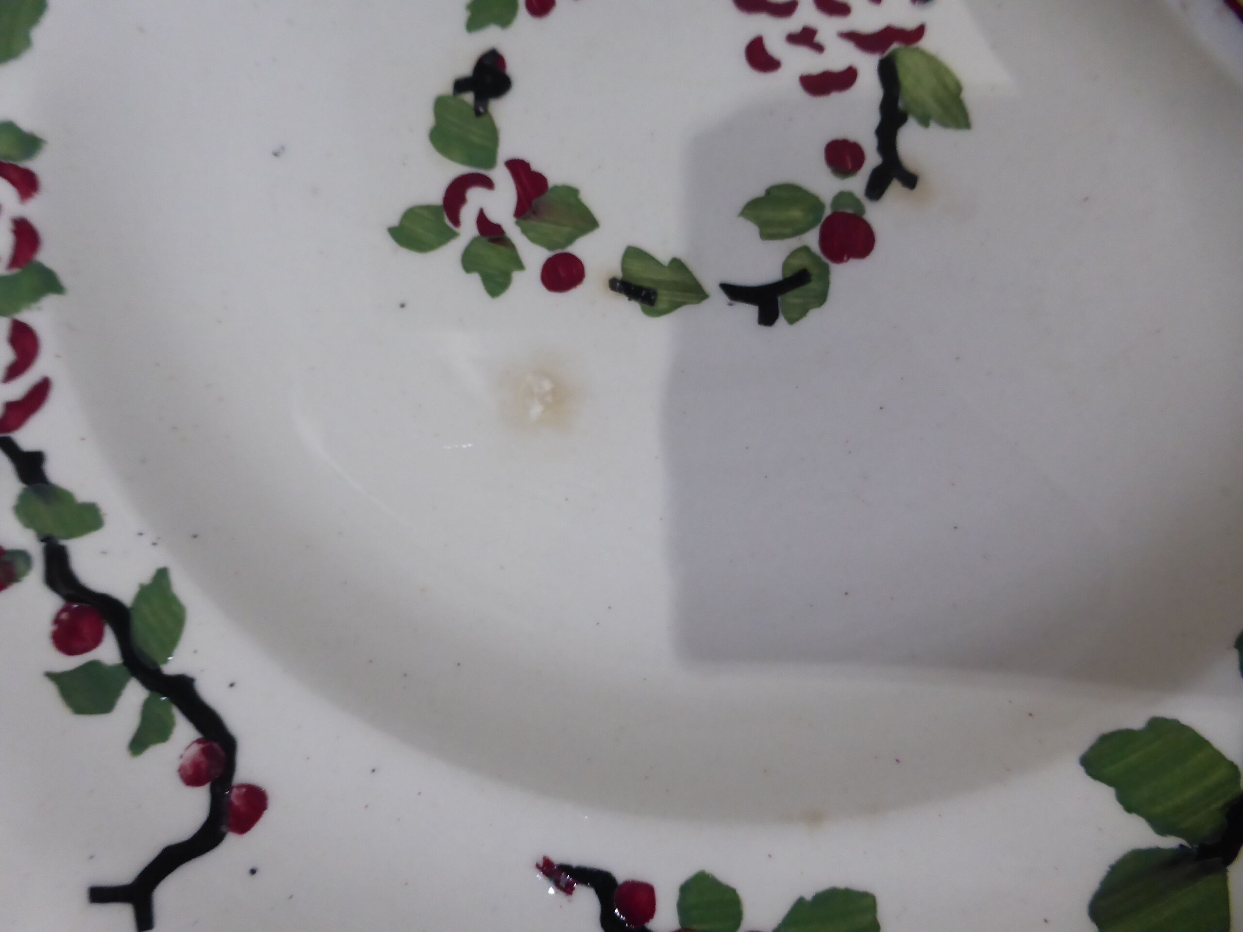 3 Longwy flat plates, Aubépine model