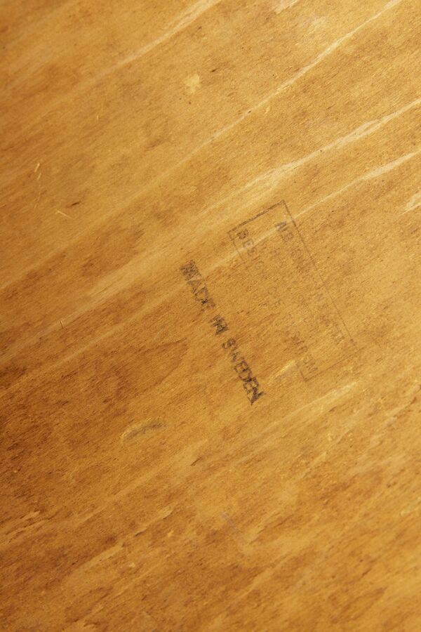 Ensemble de 3 chaises vintage suédoises   Carl-Ewert Ekström   Années 1970 en hêtre