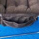 VELVET BROWN CHROME ARMCHAIR 1970 IKEA VINTAGE
