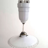 Hanging rises and falls in white earthenware