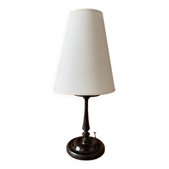 Old mahogany table lamp