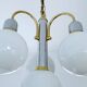 Suspension vintage en verre cascade