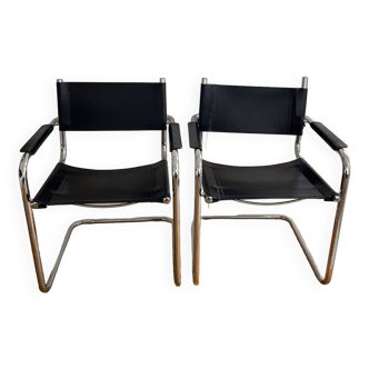 Set of 2 Matteo Grassi style chairs