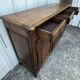 Louis XV style sideboard in solid oak, country style, 19th century