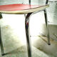Red formica chair