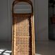Vintage rattan and cane shelf – 1970s