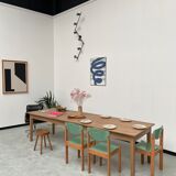 Farmhouse table "Dark Brown", spindle legs XXL 300 X 90 cm