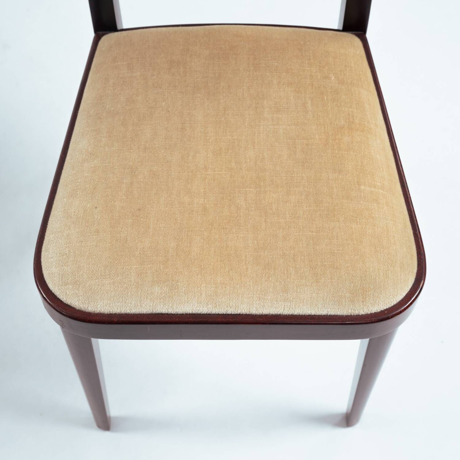 Thonet High Back Velvet Chairs No. 567 by Otto Prutscher
