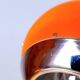 Orange eyeball lamp, G.Reggiani 70s