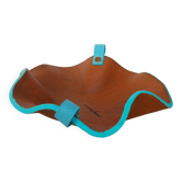 Leather shaped pocket emptier