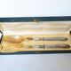 Silver-plated salad servers