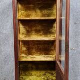 Louis XV style display cabinet stamped in mahogany and Martin varnish circa 1860