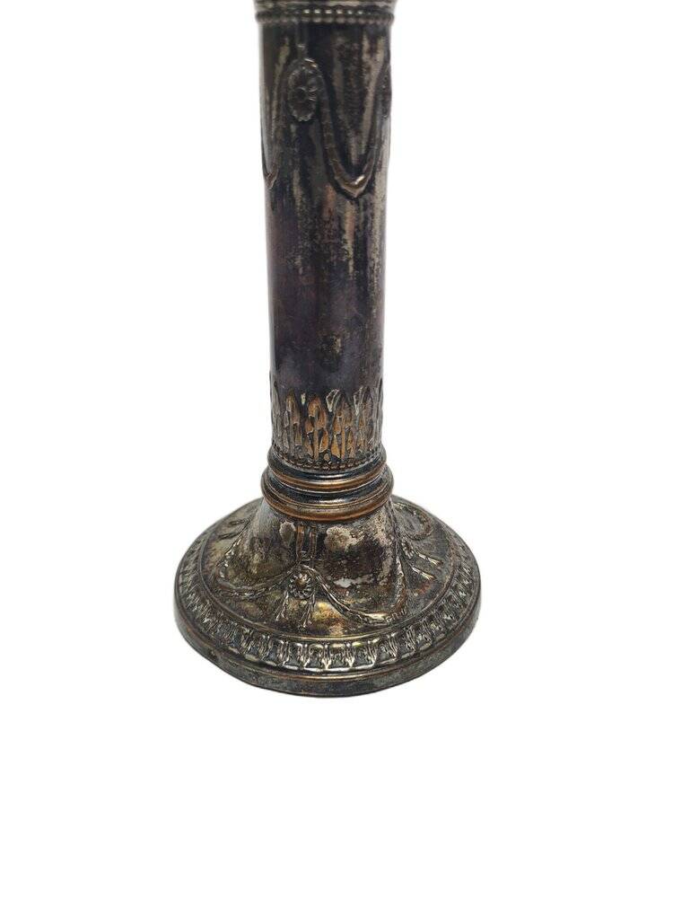 Art Nouveau French flute vase, 1900s