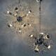 2x vintage Sputnik 'Dandelion' pendant lamp