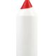 Postmodern pencil shape Murano glass table lamp, Formia Murano Italy 1980s