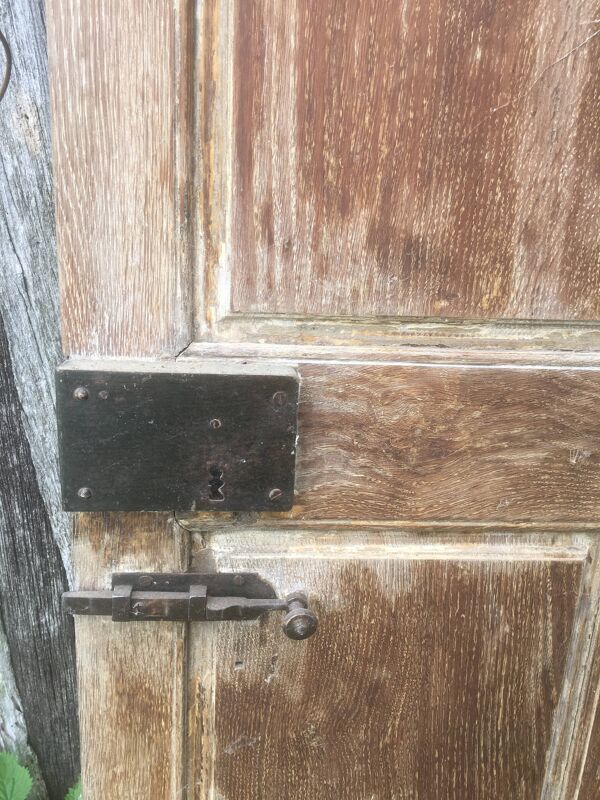 Porte en chêne ancienne de bourgogne