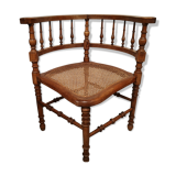 Vintage cane angle chair