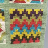 Wall hung wool rug in many colors (Can easily be made into a floor rug)