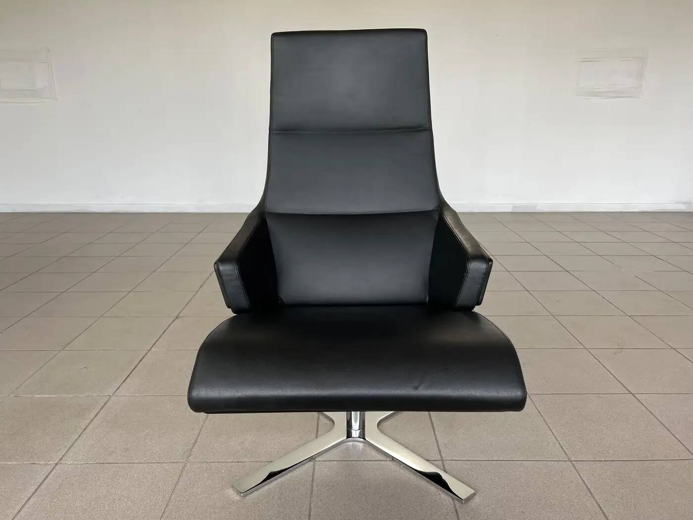 Christian Werner leather armchair