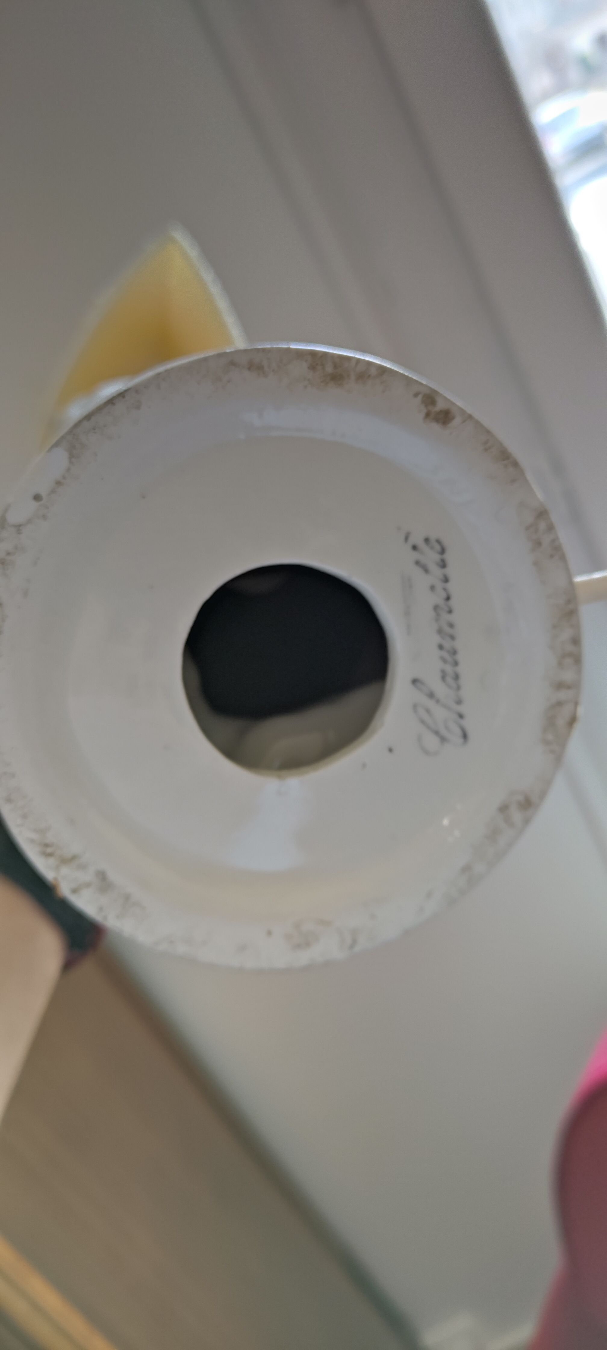 Lampe chouette en céramique de la maison Chaumette
