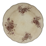 Plat rond terre de fer