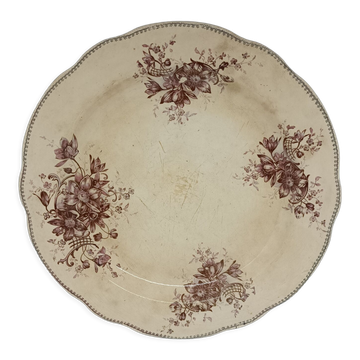 Round iron earth dish
