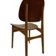Vintage dining room chair Scandinavian 1960s plywood and teak design