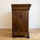 Antique solid wood chest of drawers with drawers and key.