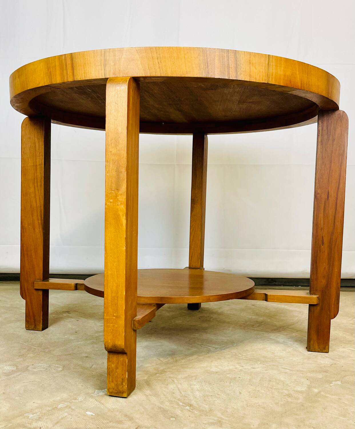 Art Deco round side table