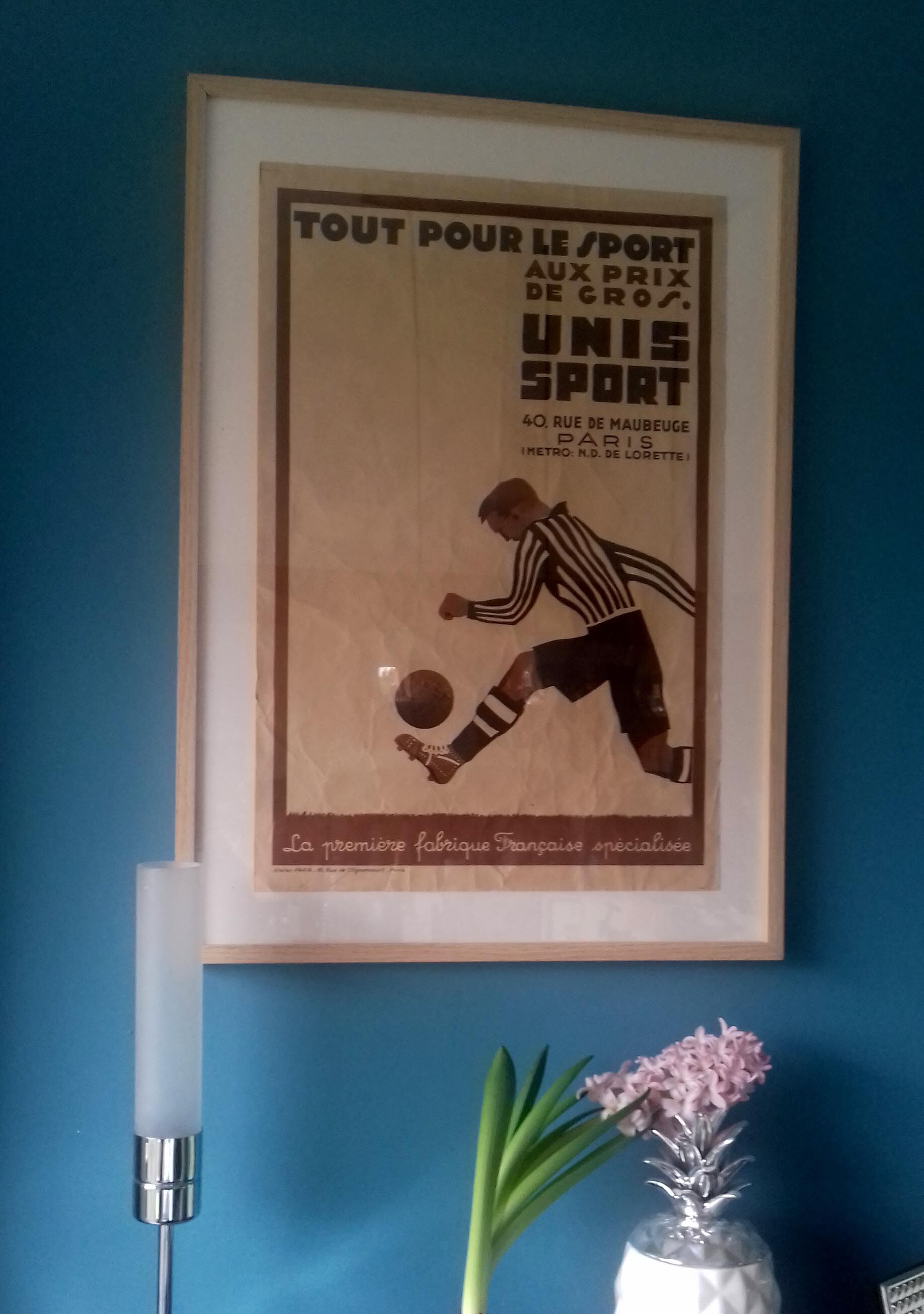 Affiche publicitaire des années 50