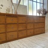 XXL golden oak craft furniture from the 50s