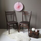 Pairs of Scandinavian style chairs