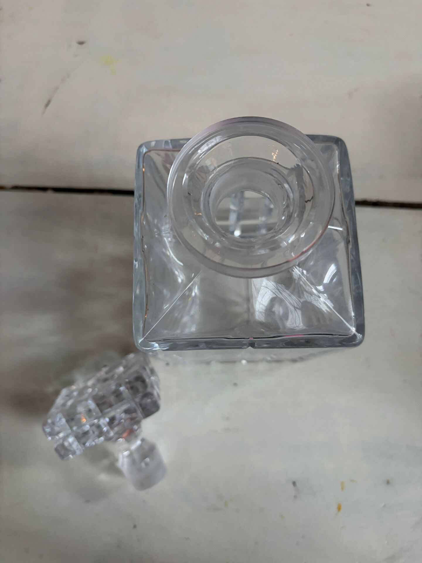Carafe en cristal