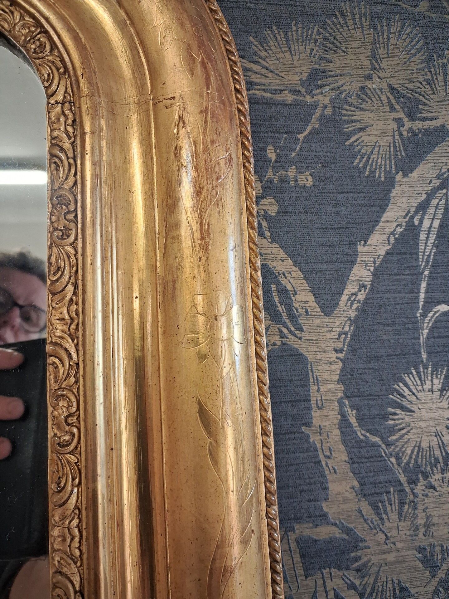 Louis Philippe mirror 161 x 90