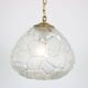 1970s pressed glass hanging lamp