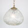 1970s pressed glass hanging lamp
