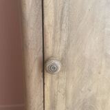 Bedside table / side table old solid wood (oak)