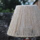 Lampe de chevet et abat-jour en corde