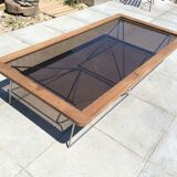 Coffee and high trestle table