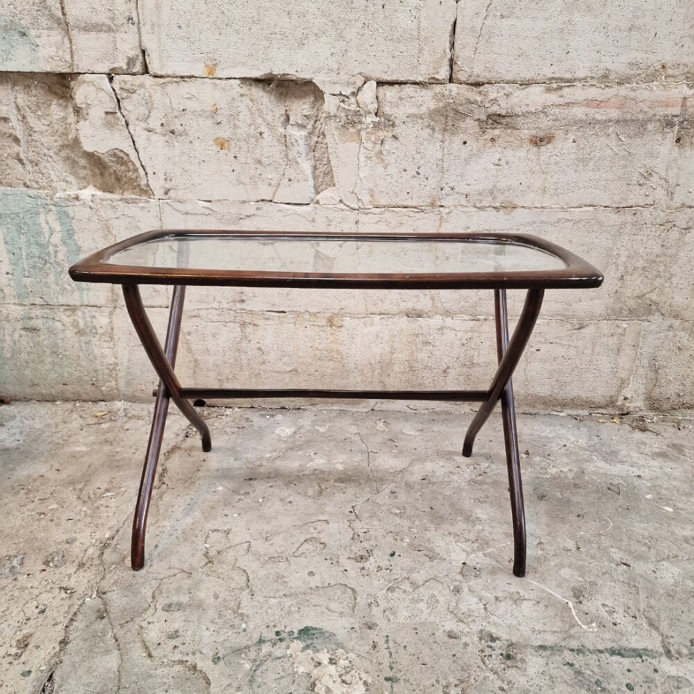 Vintage table basse conception italienne années 50 style ico & luisa parisi.